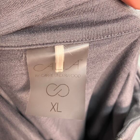 Calia Women's XL Run‎ Long Sleeve 1/4 Zip Pullover Sweatshirt Purple Active - Picture 13 of 16